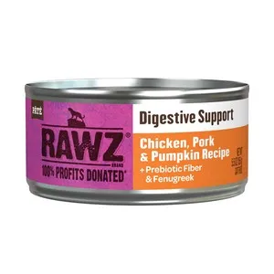 24/5.5oz Rawz Digest Chk,Pork,Pump Cat - Dog/Cat Supplements